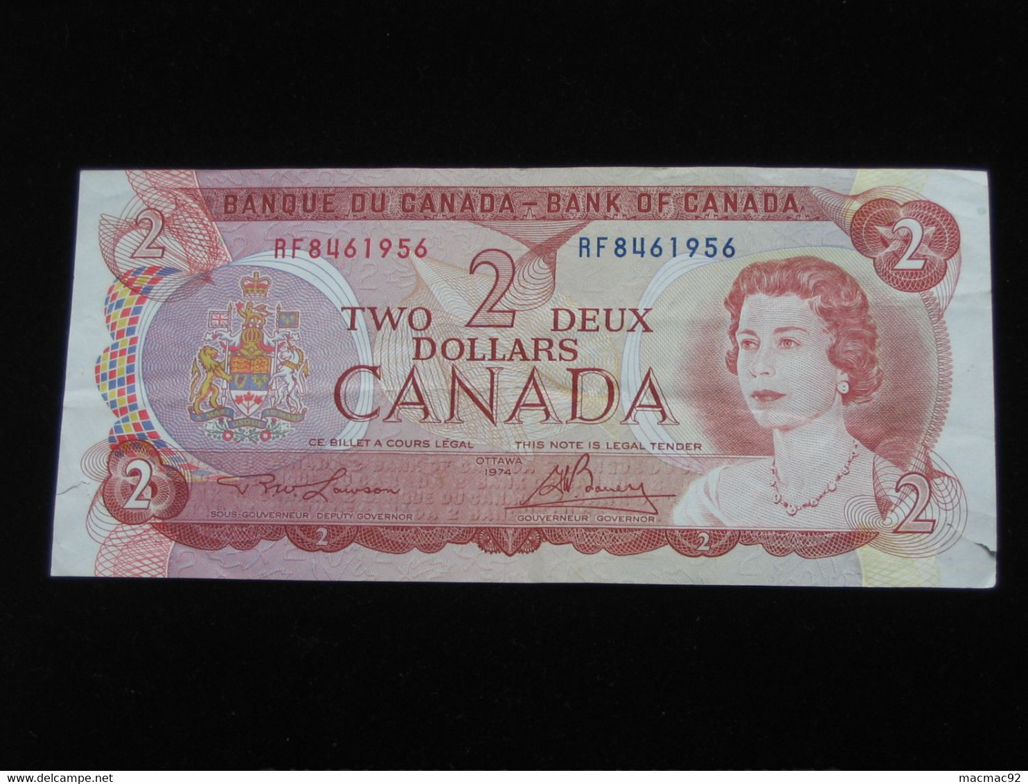 CANADA - 2 Two Dollars 1974 - Bank Of Canada   **** EN ACHAT IMMEDIAT ***** - Canada