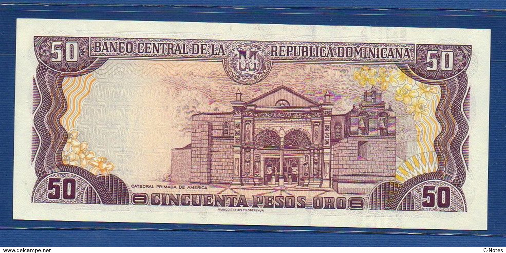 DOMINICAN REPUBLIC - P.155b – 50 Pesos Oro 1998 UNC, Serie B 000045 T, Low Serial Number - Dominicaine