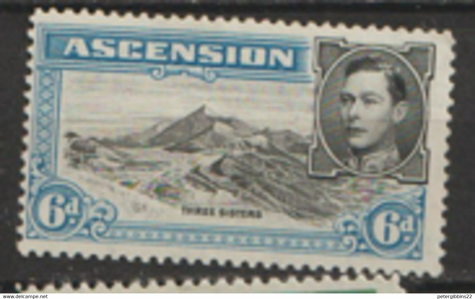 Ascension Islands  1938  SG  43   6d Perf  13.1/2   Mounted Mint - Ascension