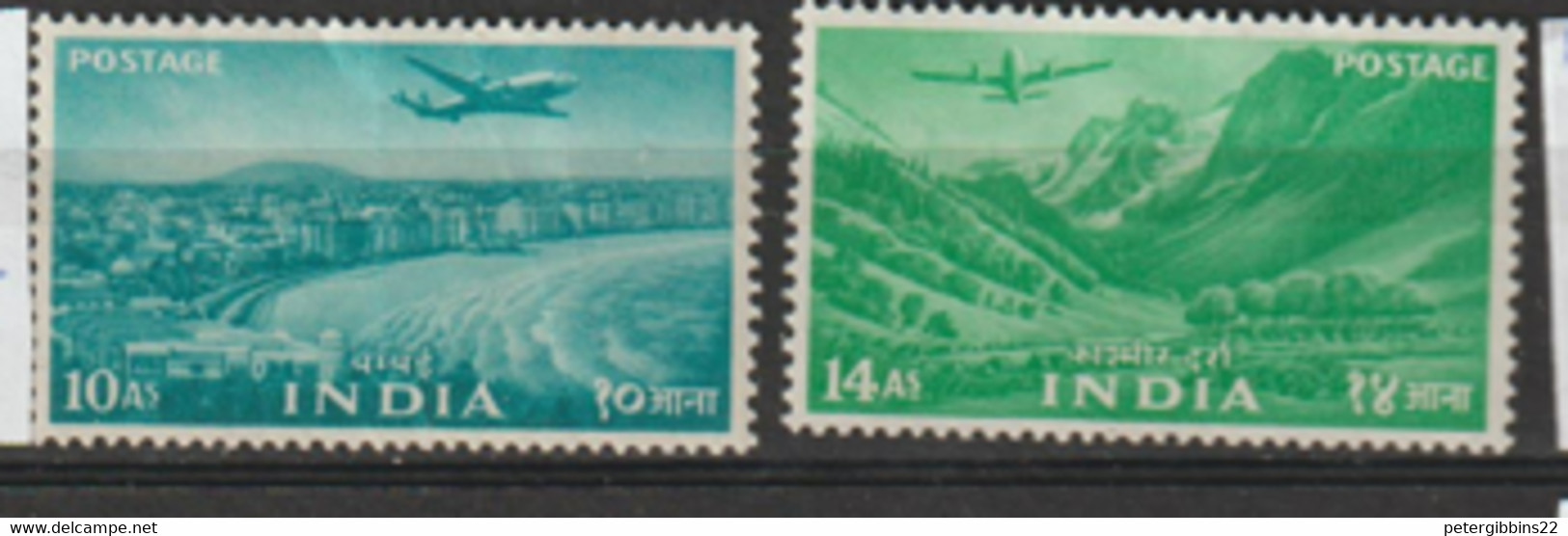 India   1955 363-5   Five Year Plan     Unmounted Mint - Ungebraucht