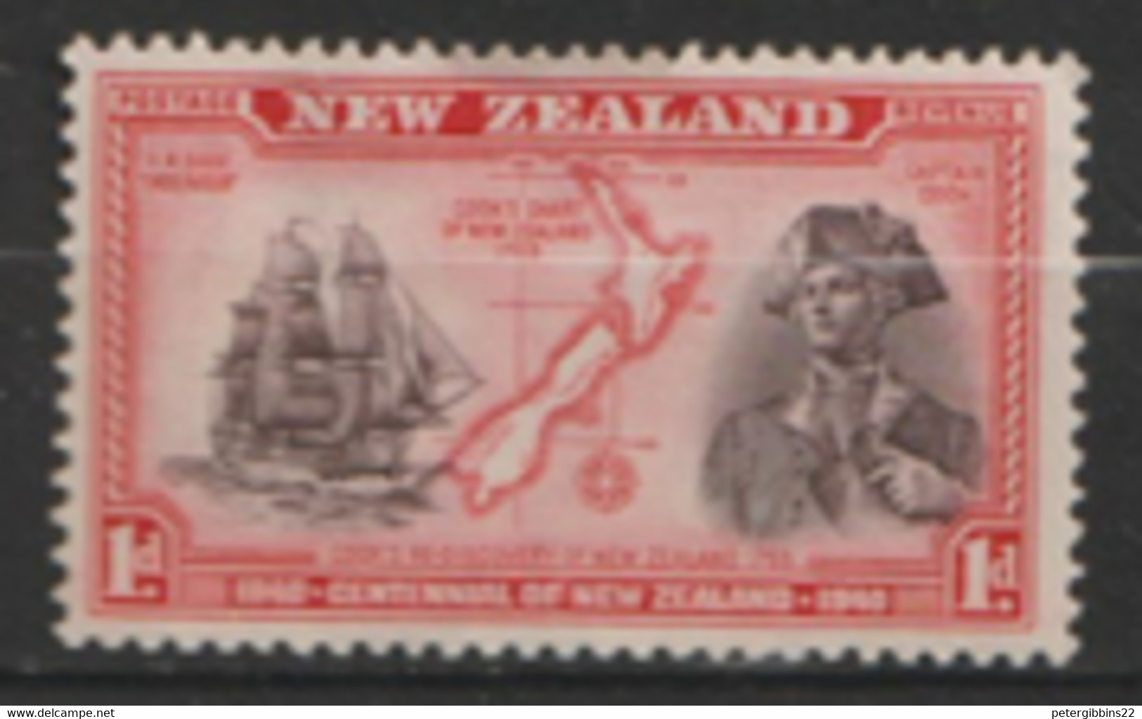 New Zealand  1940   SG 614  1d Centennial  Mounted Mimt - Neufs