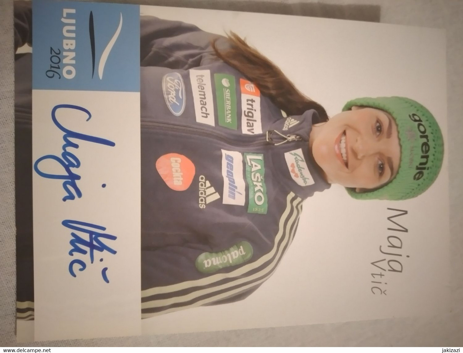 Maja Vtič SKI JUMPER Original Autograph Signature - Sportsmen