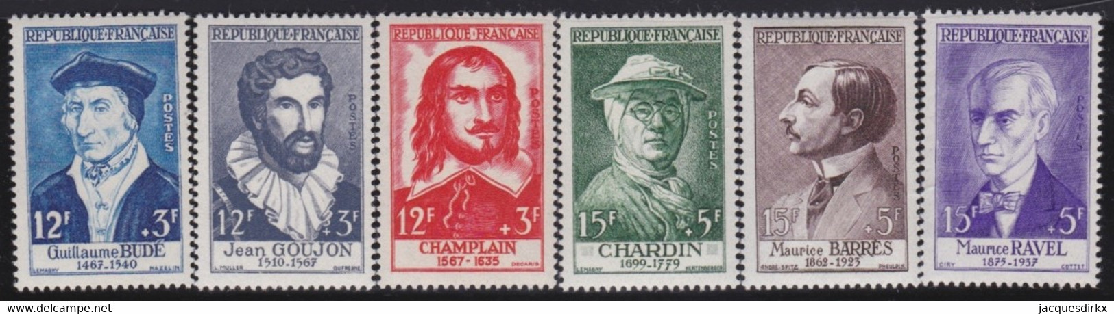 France   .   Y&T   .   1066/1071  .     ** (1067:  * )    .     Neuf Avec Gomme Et SANS Charnière - Unused Stamps