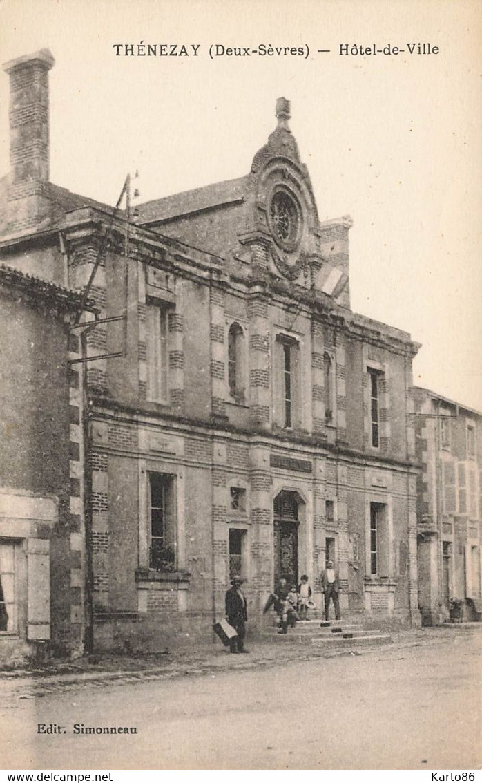 Thénezay * Place De L'hôtel De Ville * Mairie - Thenezay