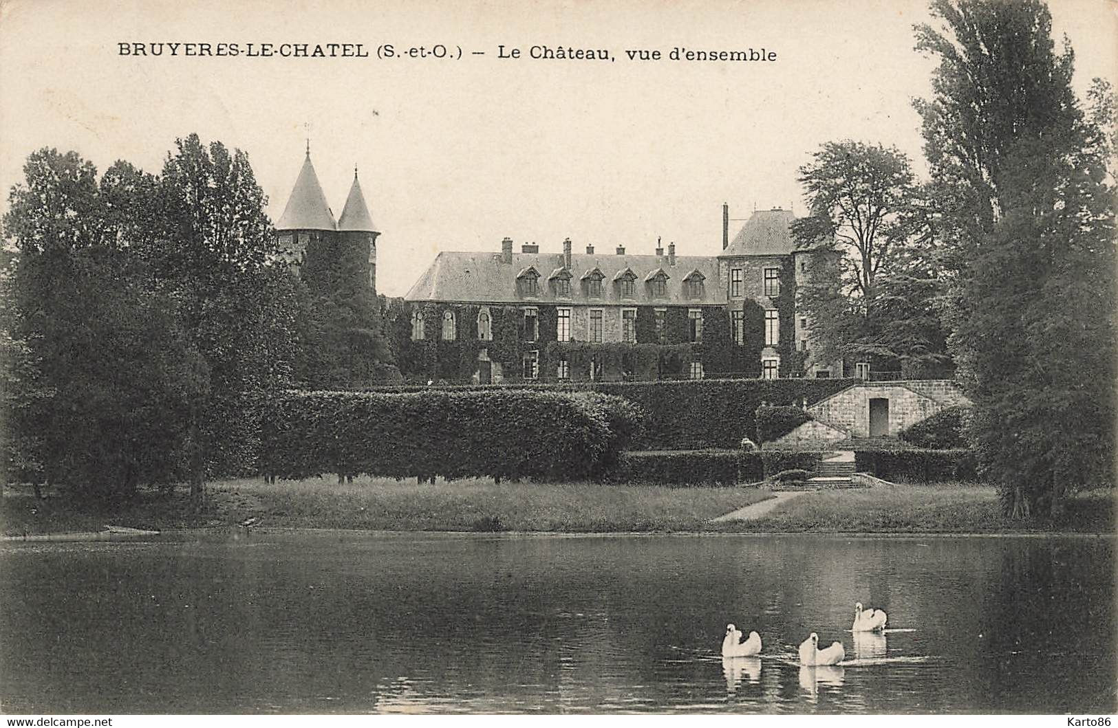 Bruyères Le Châtel * Le Château , Vue D'ensemble - Bruyeres Le Chatel