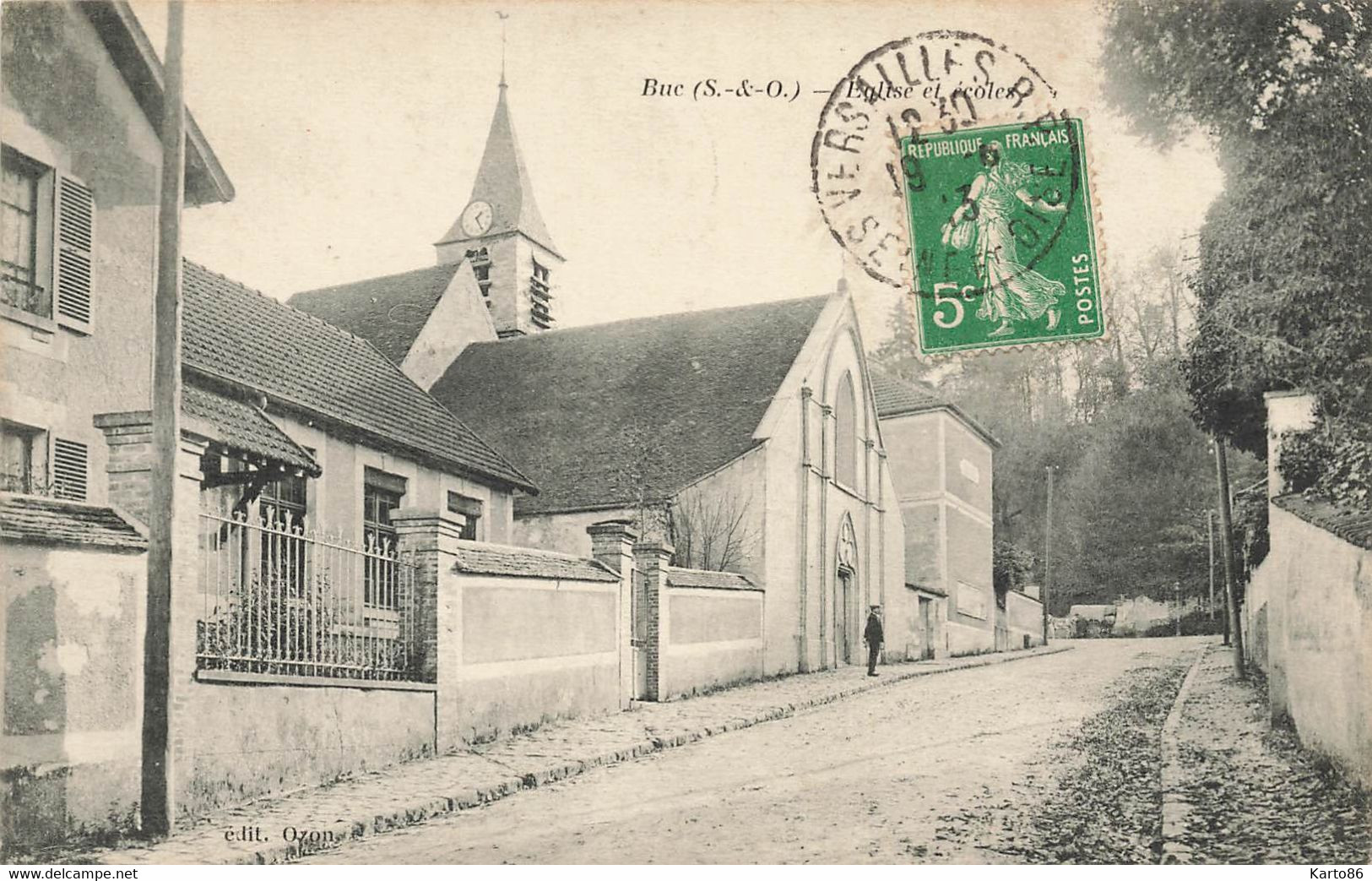 Buc * Rue * église Et écoles * Groupe Scolaire - Buc