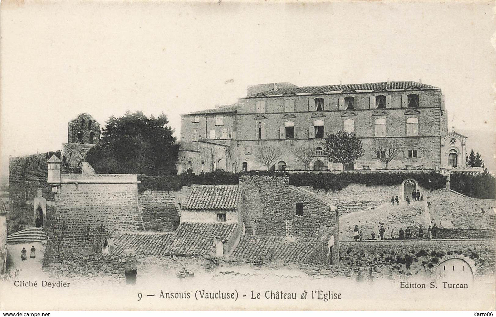 Ansouis * Vue Sur Le Château Et L'église - Ansouis