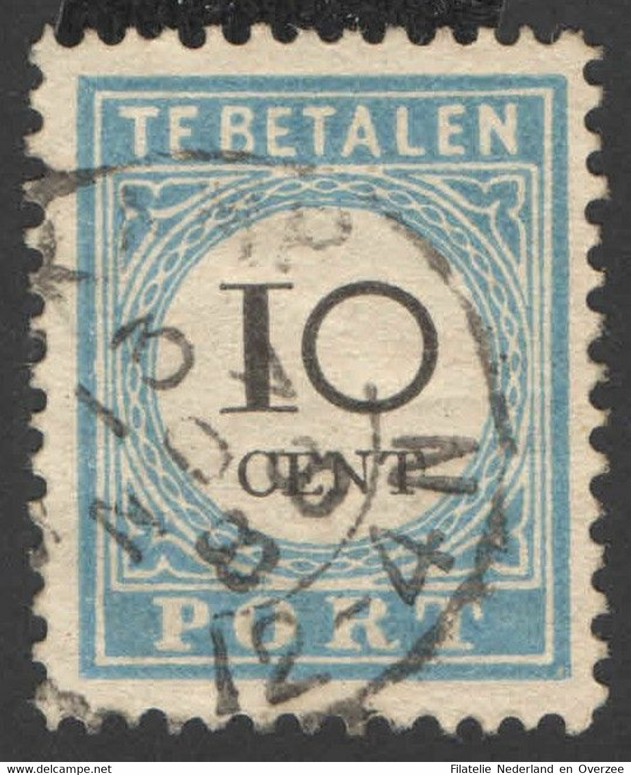 Nederland 1887 Port 7 Type III Gestempeld/used Taxe, Tax Kleinrondstempel Denekamp - Postage Due