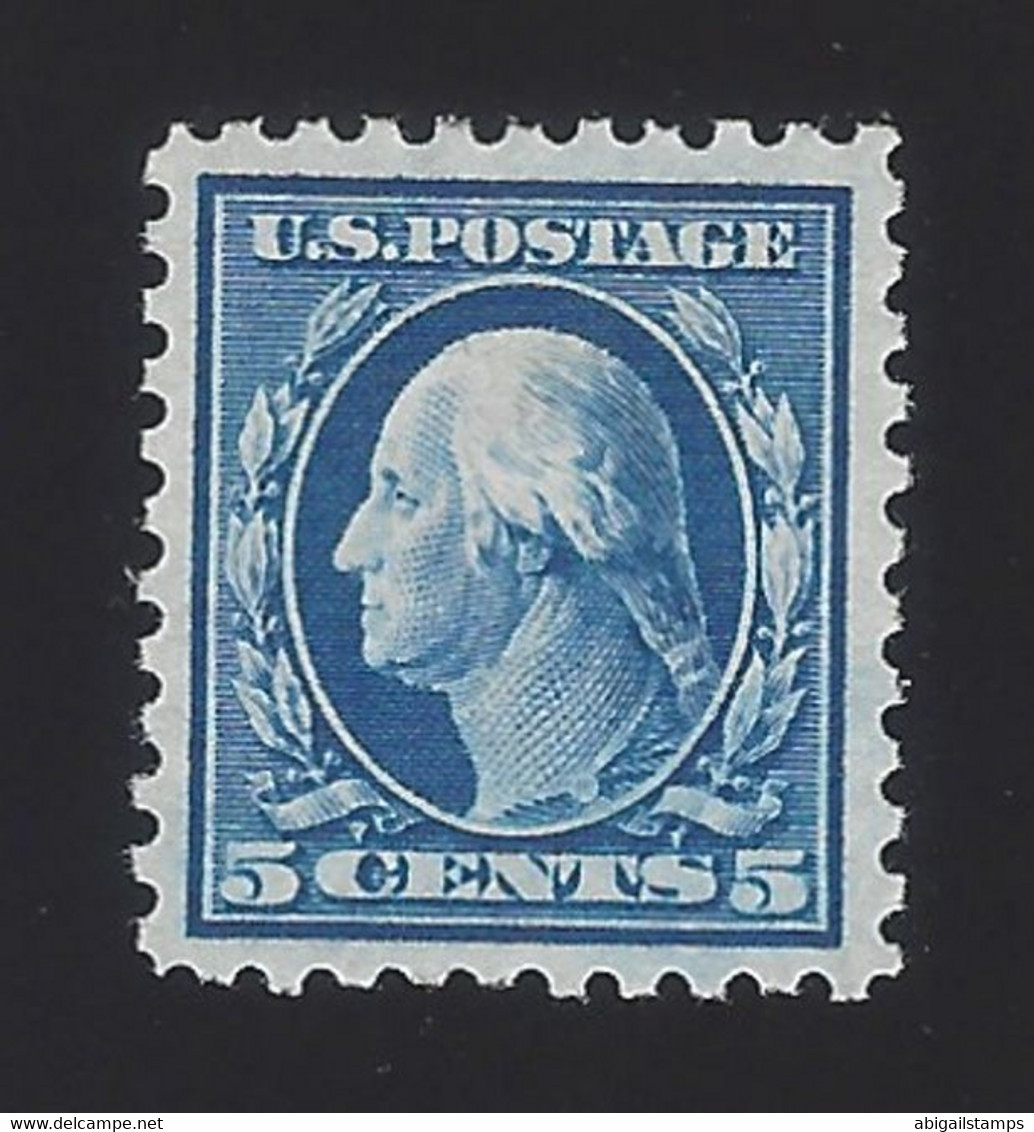 US #428 1913-15 Blue WMK 190 Perf 10 Mint OG LH VF SCV $32.50 - Unused Stamps