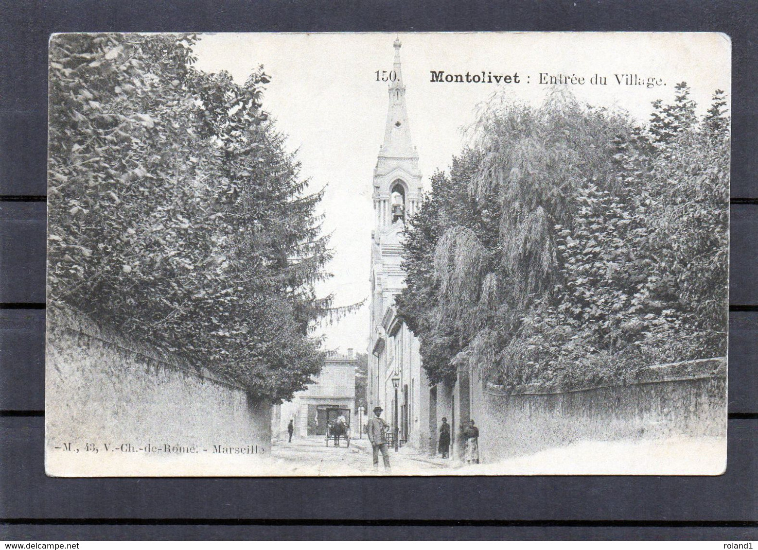 Marseille - Montolivet - Entrée Du Village.( édit. M,43,-Ch.-de-Rome.) - Saint Barnabé, Saint Julien, Montolivet