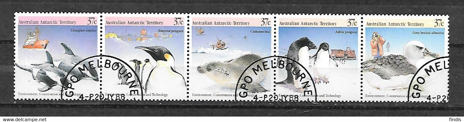 BOT Territoire Antartique Australien ScL76 Obl + Qq Timbres - Gebraucht