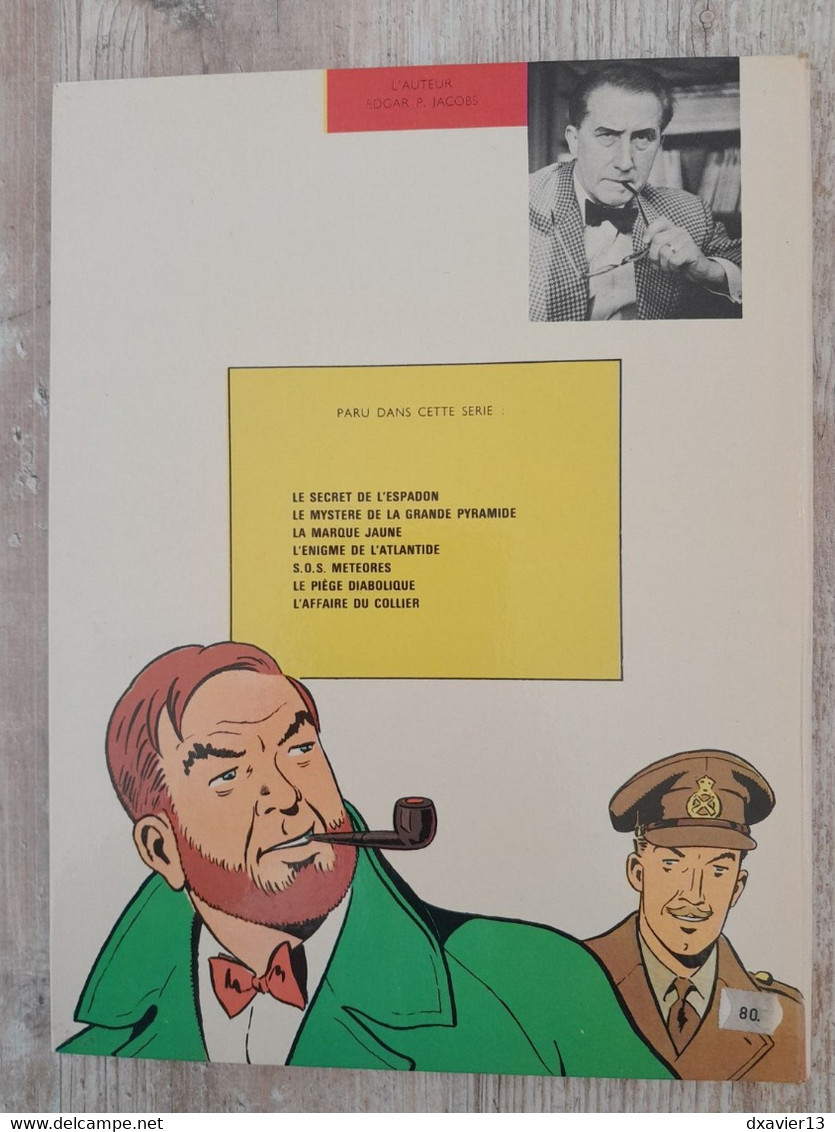 Bande Dessinée Dédicacée -  Blake Et Mortimer 5 - La Marque Jaune (1970) - Dediche