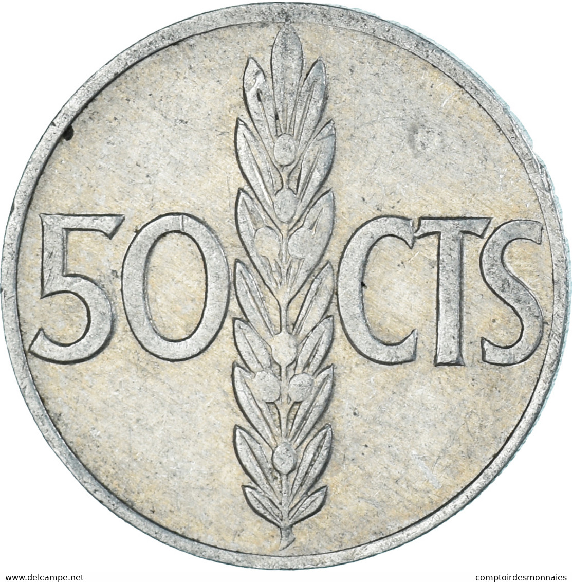 Monnaie, Espagne, 50 Centimos, 1968 - 50 Centiem