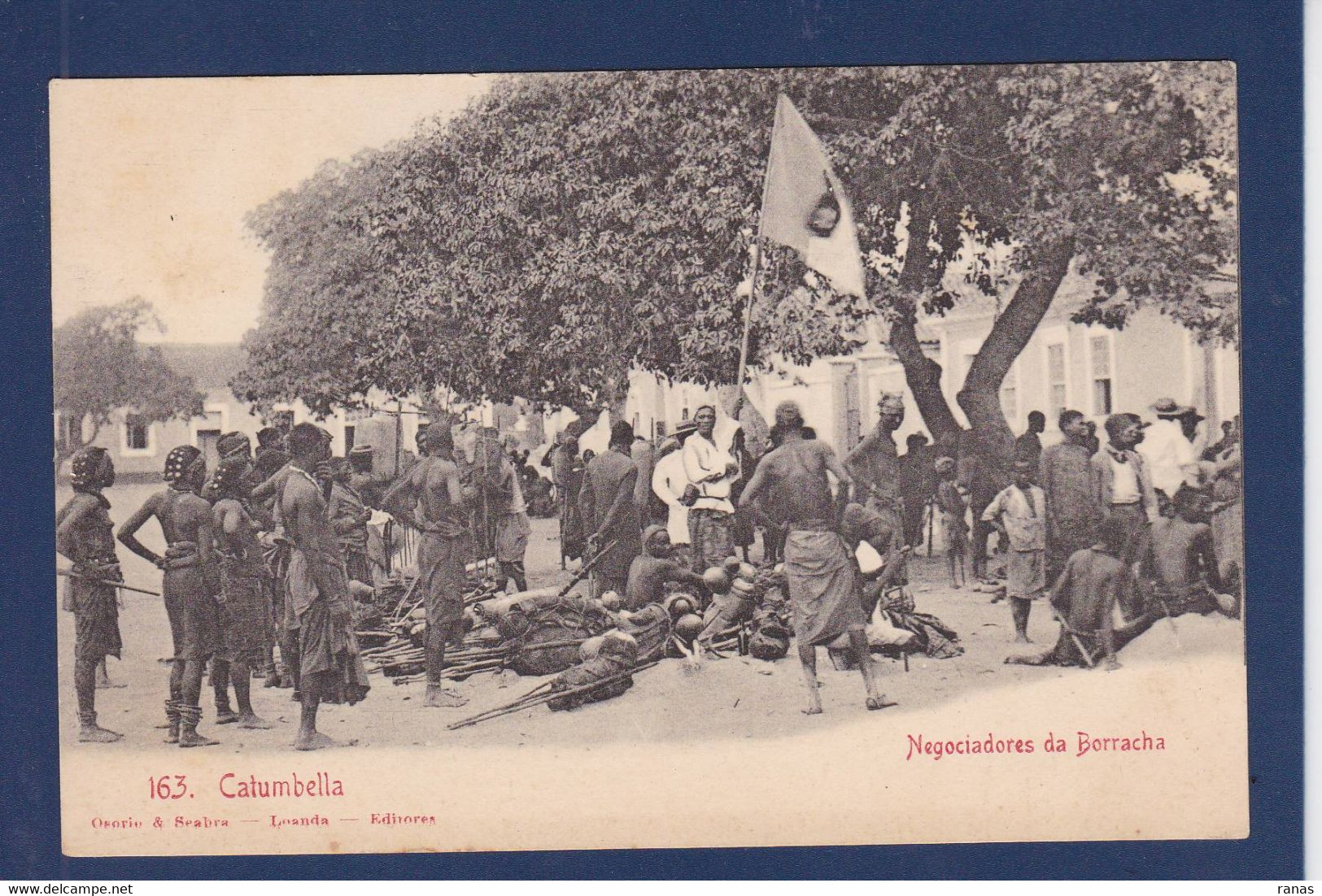 CPA Angola Afrique Noire Calumbella Colony Portuguese Portugal Voir Dos - Angola