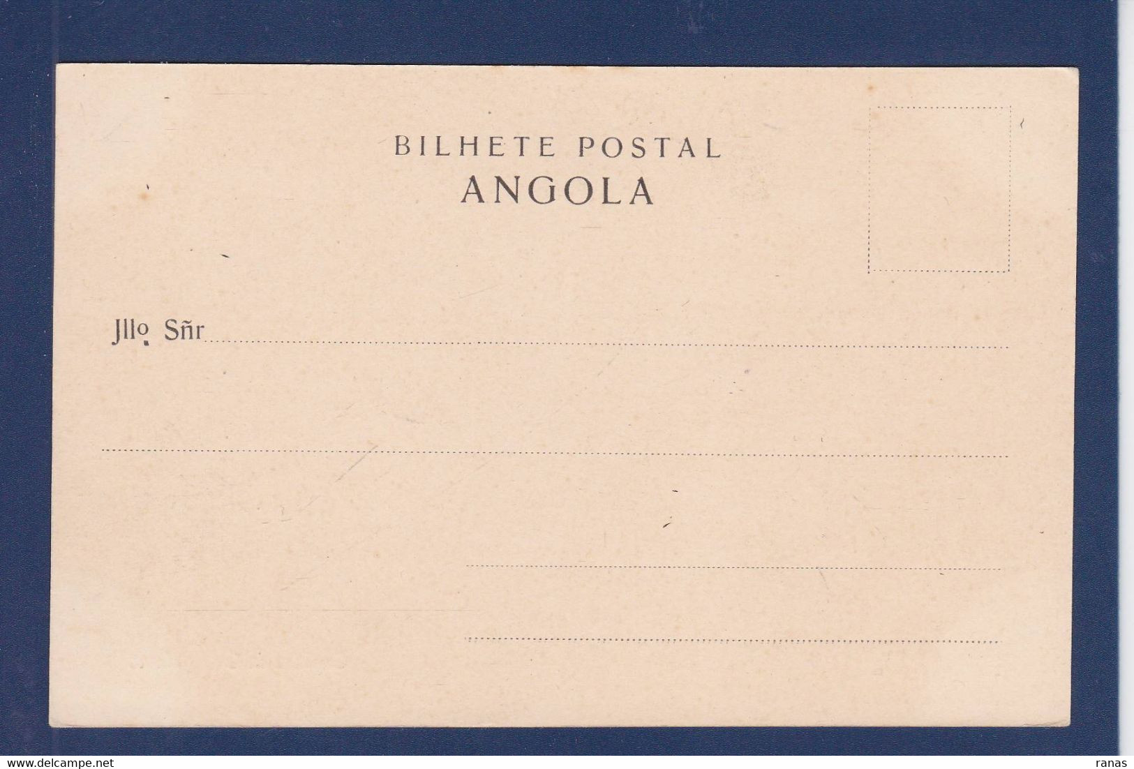 CPA Angola Afrique Noire Colony Portuguese Portugal Voir Dos - Angola