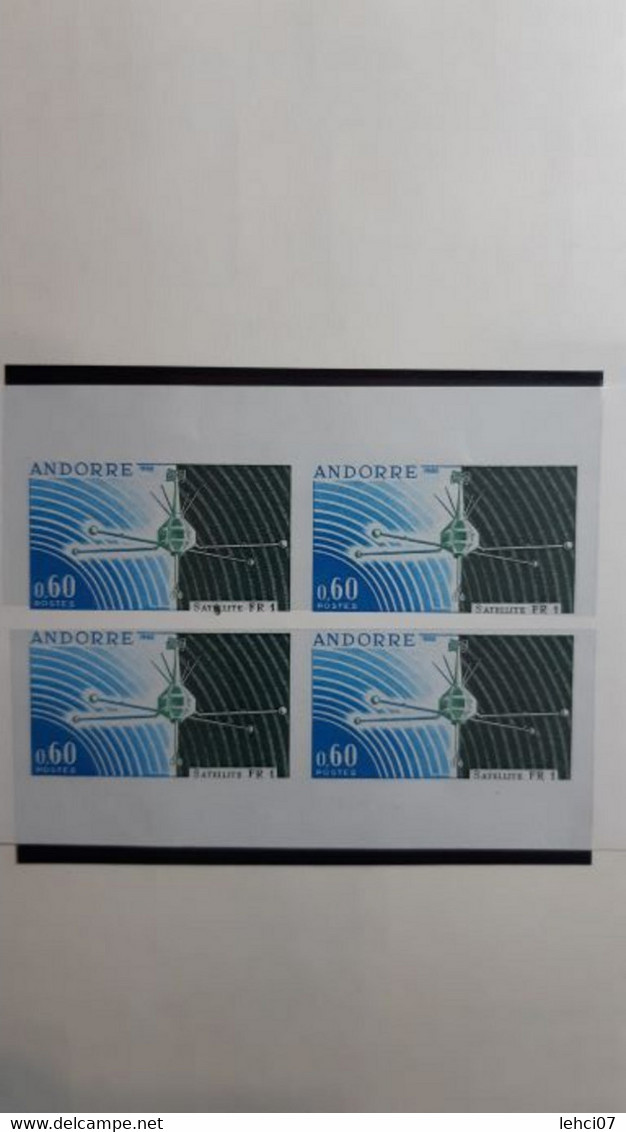 ANDORRE BUREAUX FRANÇAIS ET ESPAGNOLS Admirable collection timbres neufs.