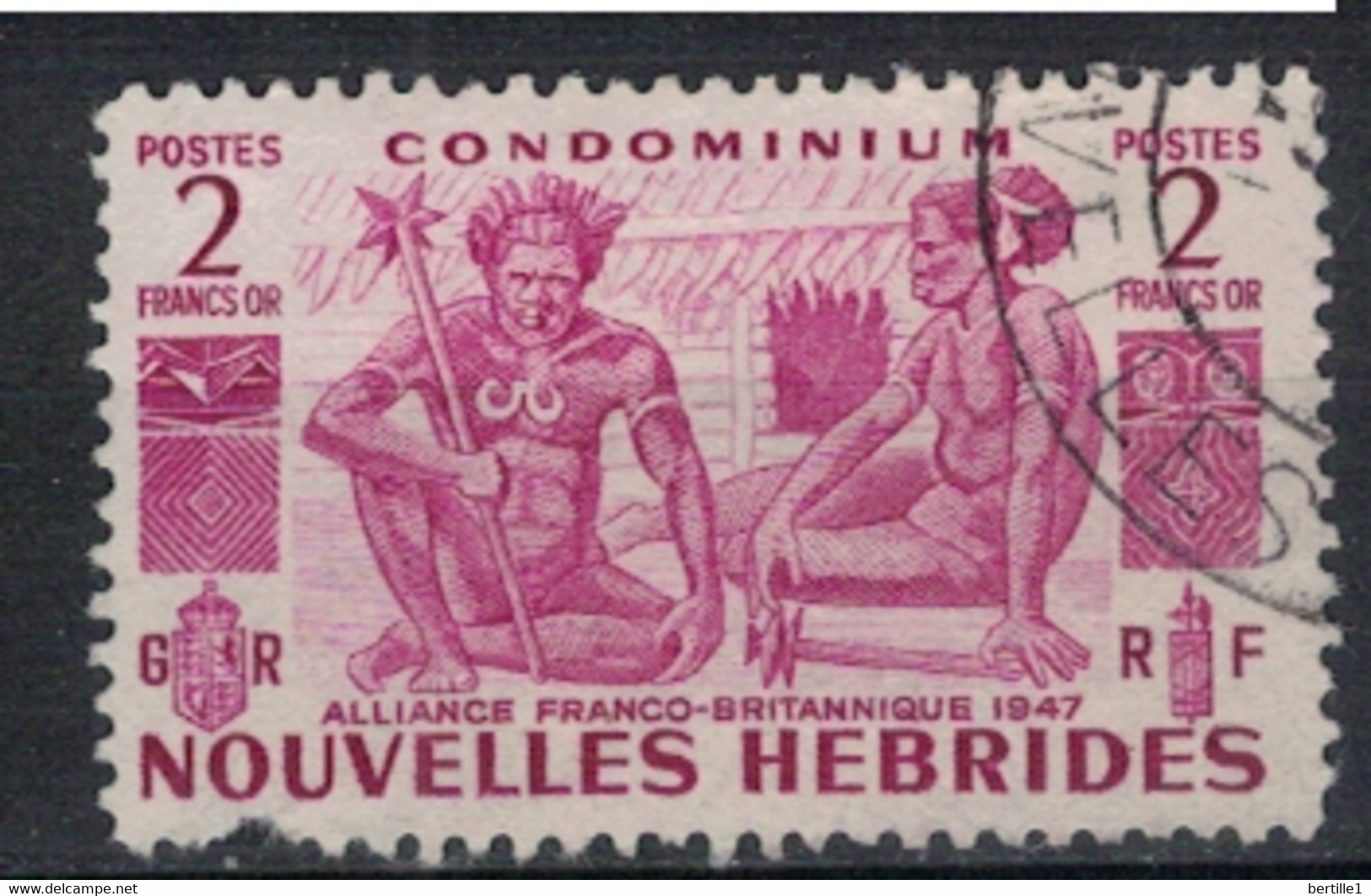 NOUVELLES HEBRIDES             N°  YVERT  153 (1)  OBLITERE     ( OB    06/ 30 ) - Used Stamps