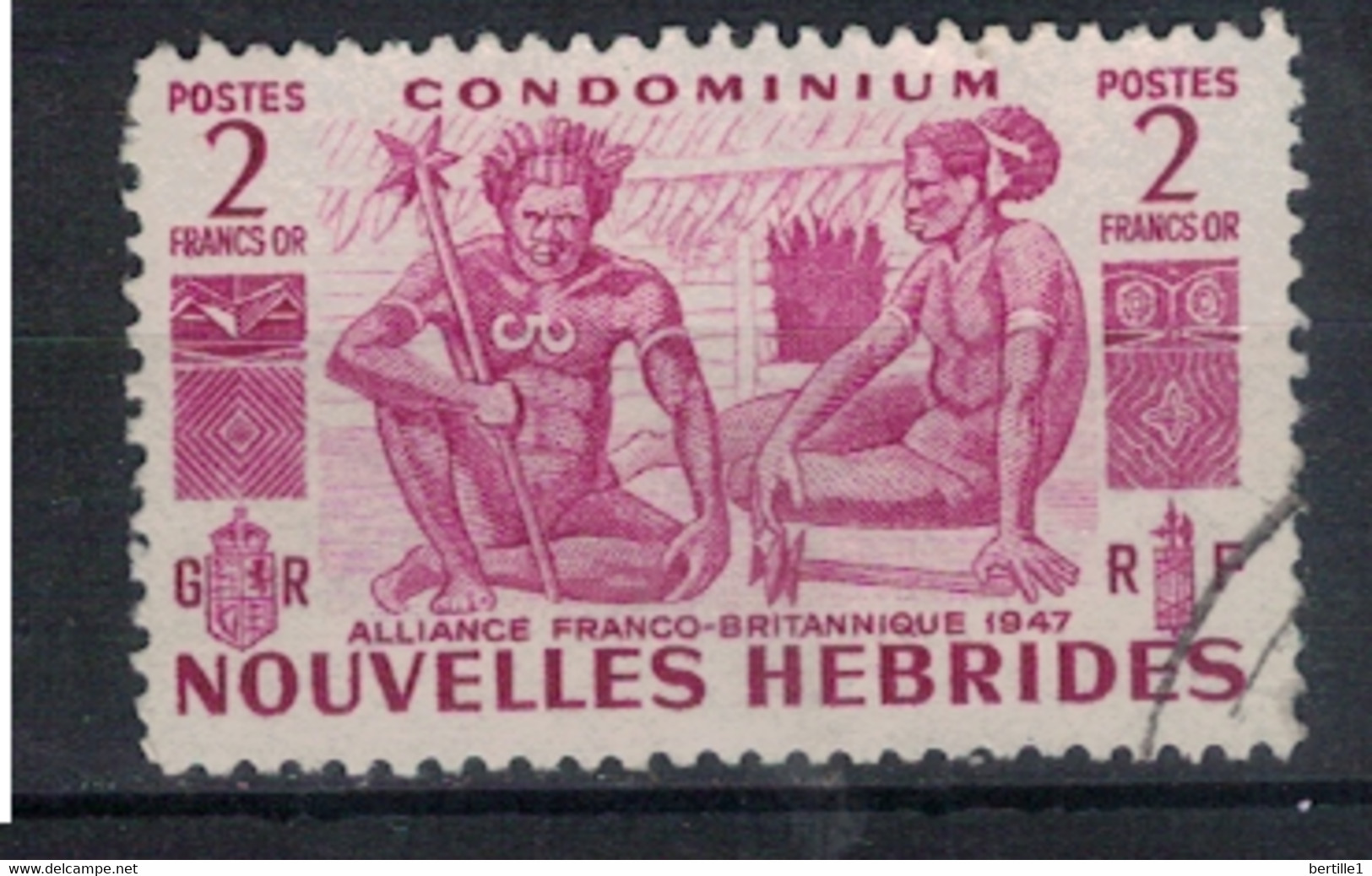 NOUVELLES HEBRIDES             N°  YVERT  153 (3)  OBLITERE     ( OB    06/ 30 ) - Used Stamps