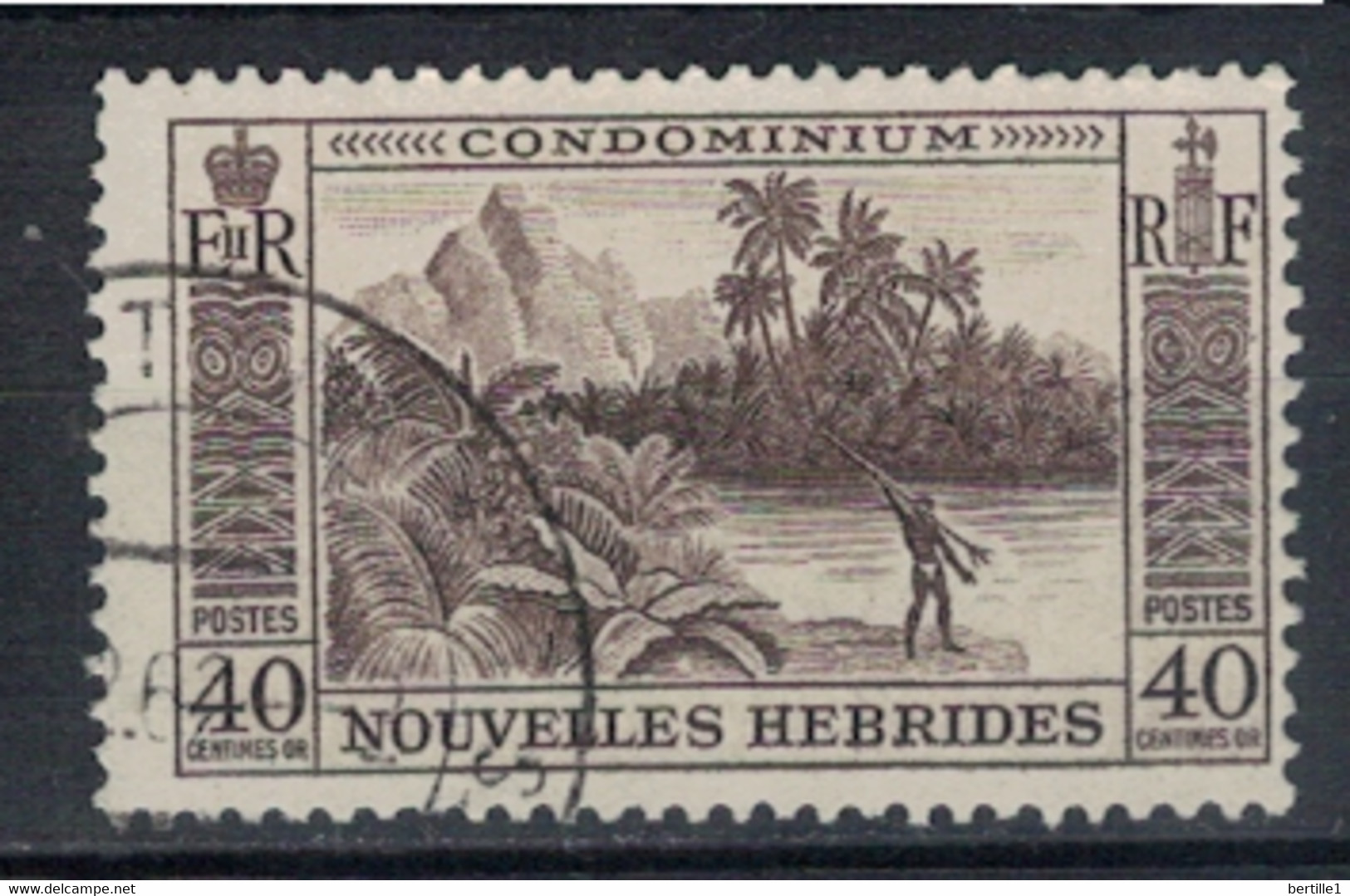 NOUVELLES HEBRIDES             N°  YVERT  181 (2) OBLITERE     ( OB    06/ 31 ) - Usados