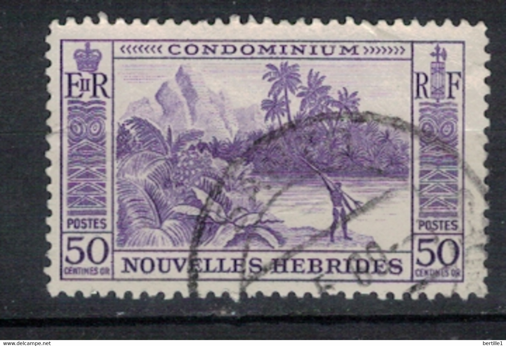 NOUVELLES HEBRIDES             N°  YVERT  182  OBLITERE     ( OB    06/ 31 ) - Usados