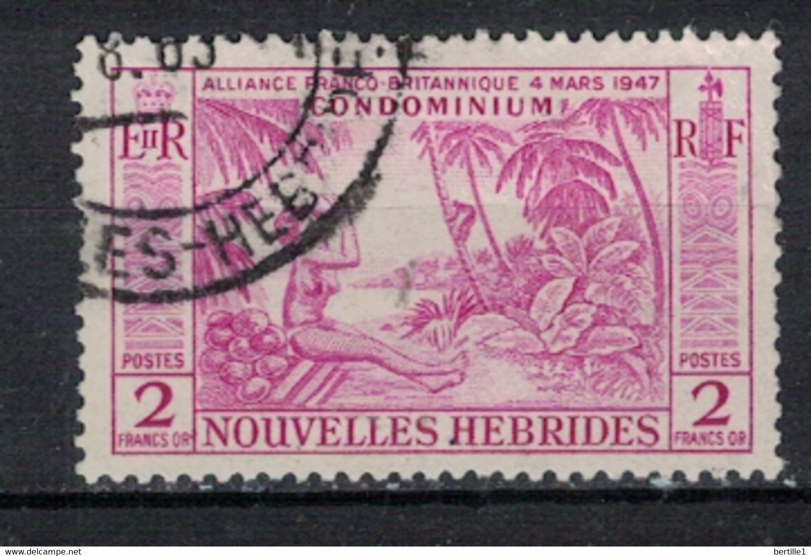 NOUVELLES HEBRIDES             N°  YVERT  184 (1)  OBLITERE     ( OB    06/ 32 ) - Used Stamps