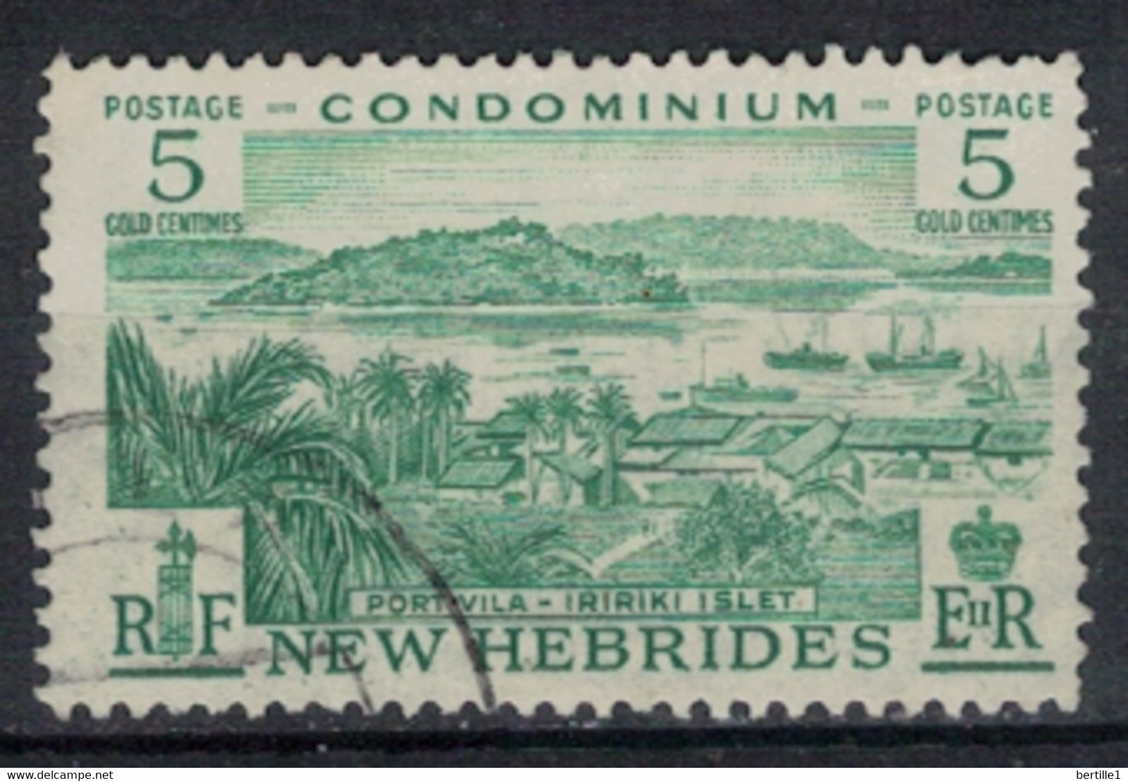 NOUVELLES HEBRIDES             N°  YVERT  186  OBLITERE     ( OB    06/ 32 ) - Usados