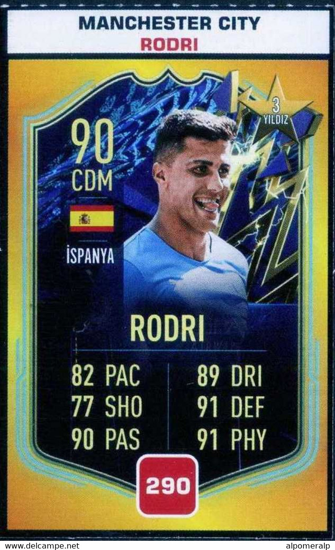 RODRI, Rodrigo Hernández Cascante ➤ Manchester City FC | Football (Soccer) Trading Cards - Trading-Karten