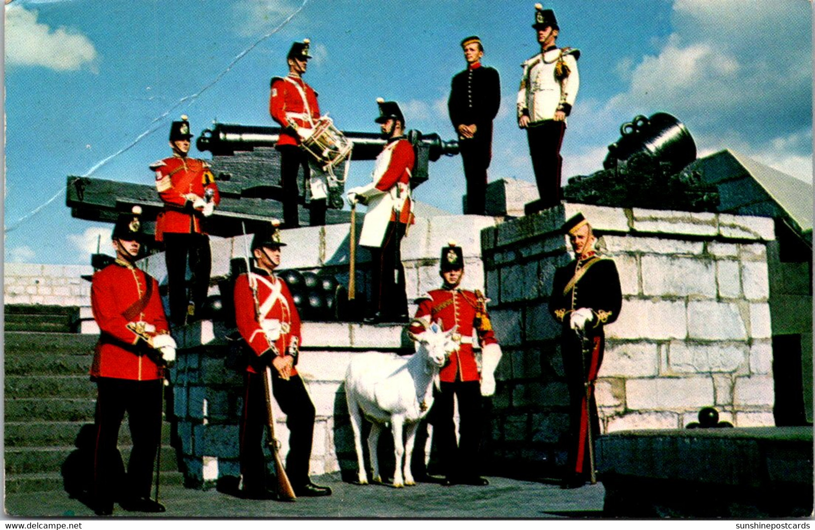 Canada Kingston Old Fort Henry Composite Group Of Fort Henry Guard In 19th Century Pose 1965 - Kingston