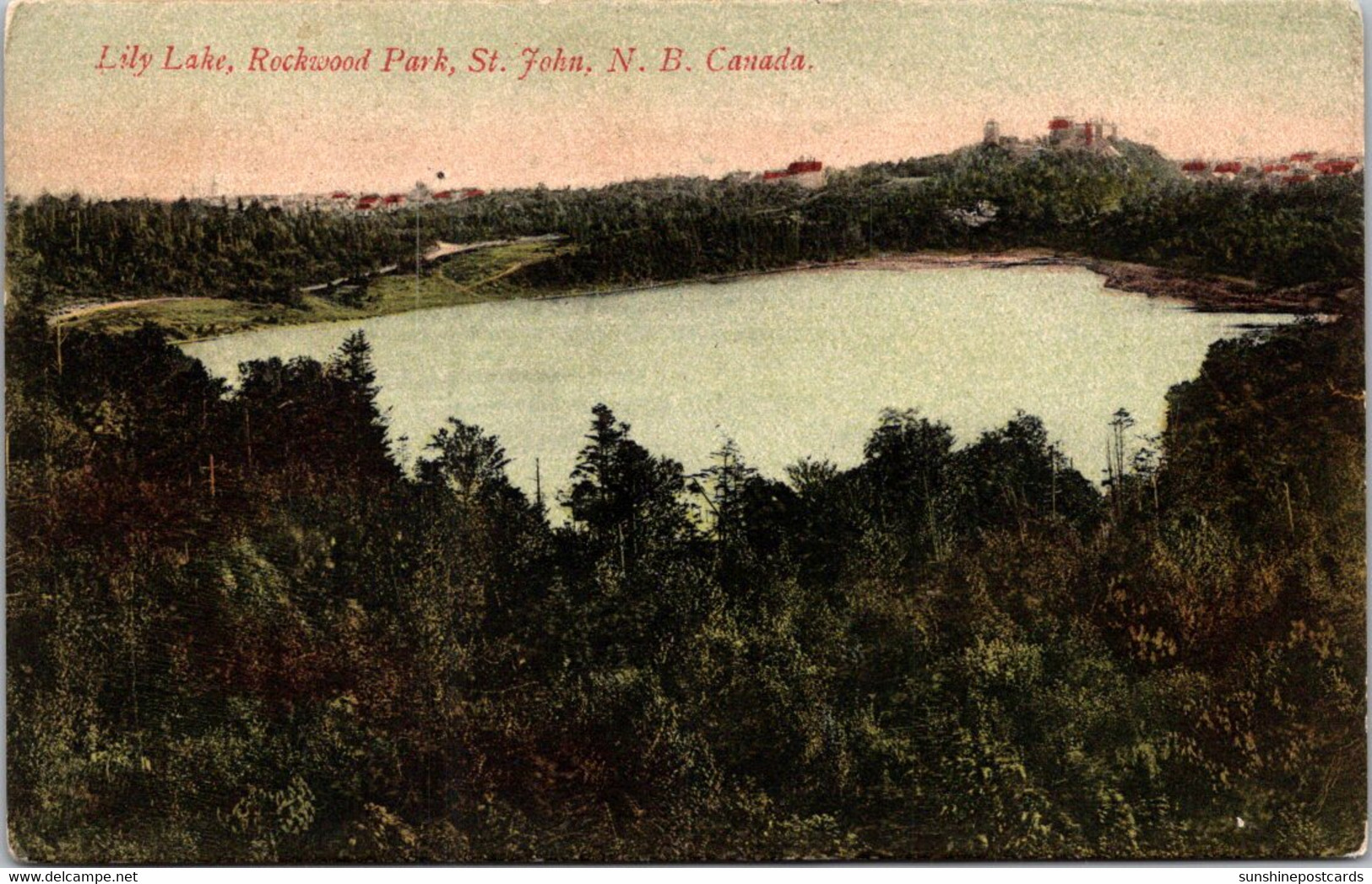 Canada Newfoundland St John's Rockwood Park Lily Lake 1906 - St. John's