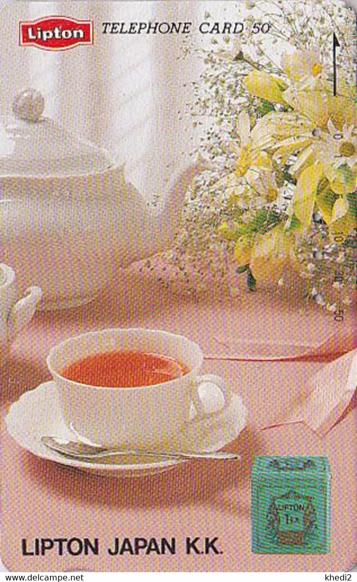 Télécarte JAPON / 110-011 - Boisson - THE LIPTON K.K. / Théière - TEA Drink JAPAN Phonecard  / England - TEE TK 175 - Lebensmittel