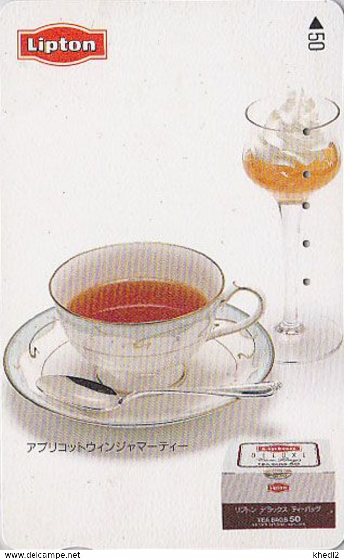 Télécarte JAPON / 110-011 - Boisson THE LIPTON - TEA Drink JAPAN Phonecard / England - TEE Telefonkarte - 176 - Lebensmittel