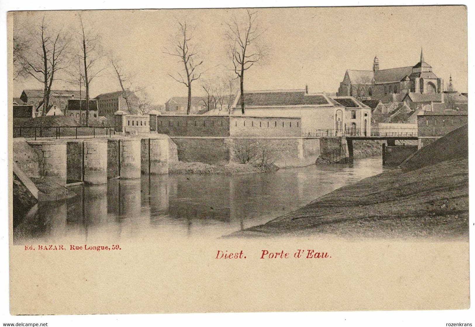 Diest Porte D'Eau Waterpoort Saspoort Demer 19e-eeuwse Verdedigingsgordel Rond Diest - Diest