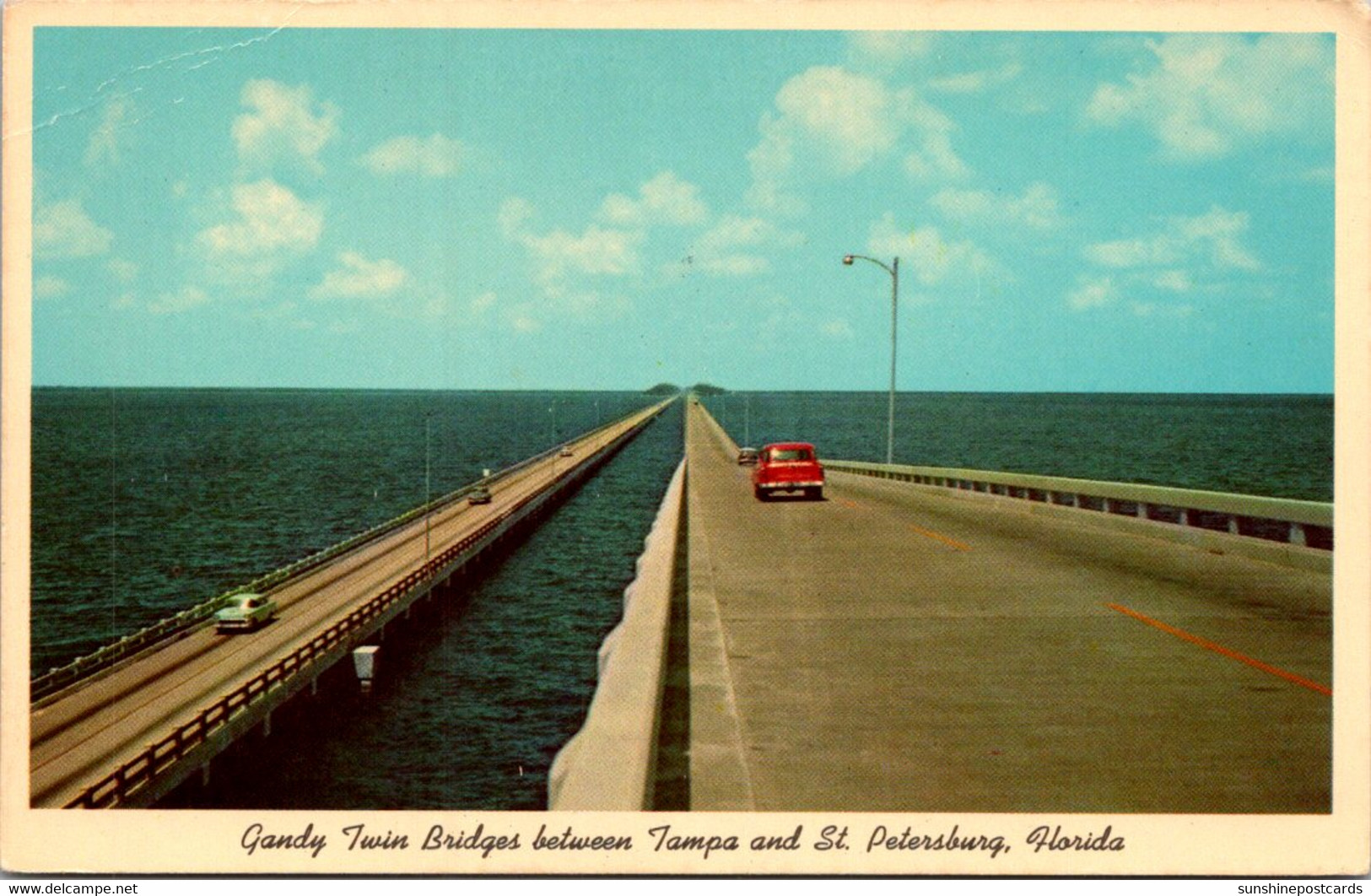 Florida Gandy Twin Bridges Between Tampa And St Petersburg - St Petersburg