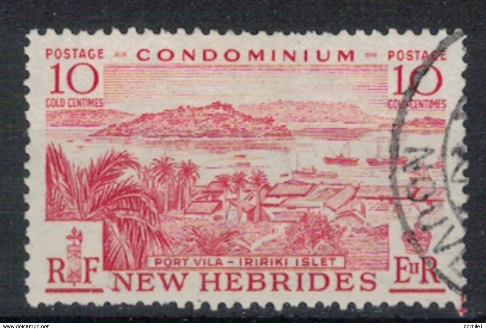 NOUVELLES HEBRIDES             N°  YVERT  187 OBLITERE     ( OB    06/ 32 ) - Usados