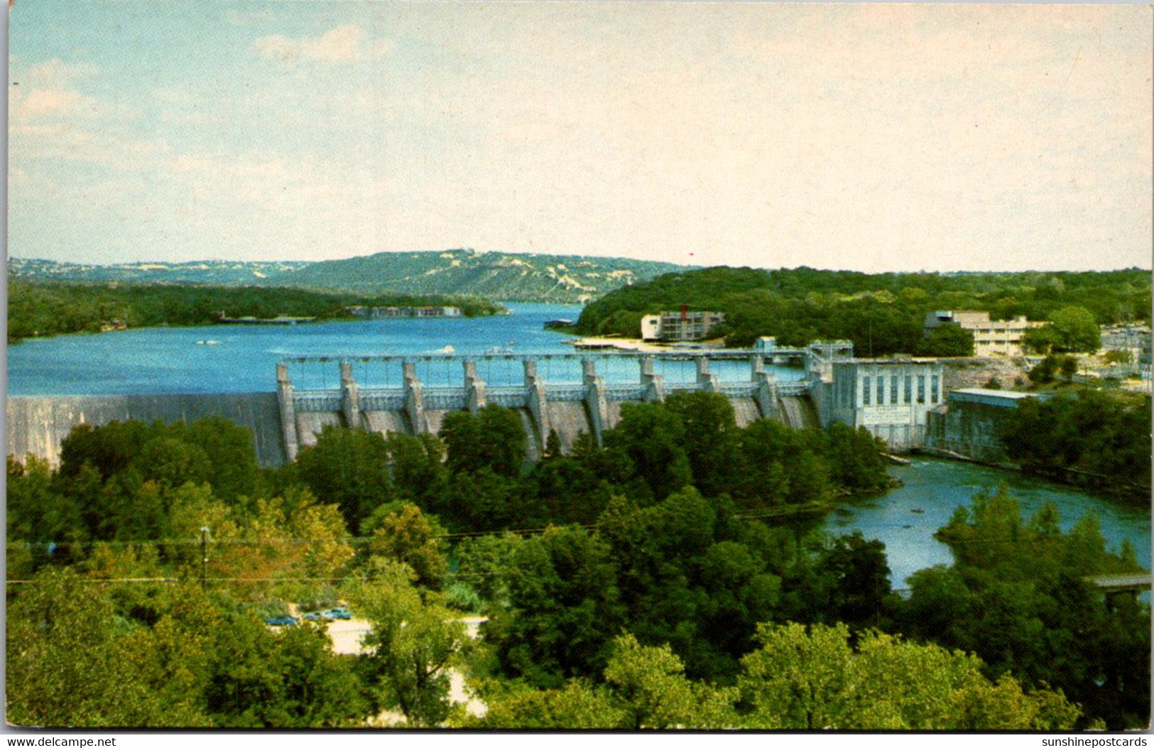 Texas Austin Tom Miller Dam Backing Up Lake Austin - Austin