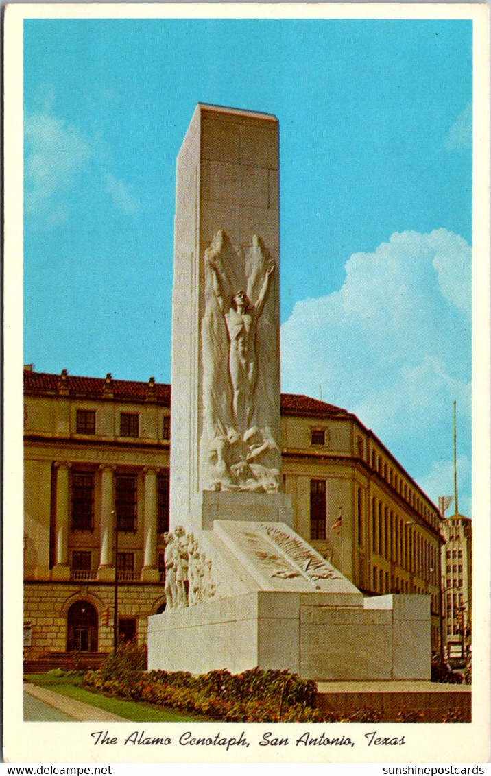 Texas San Antonio The Alamo Cenotaph - San Antonio