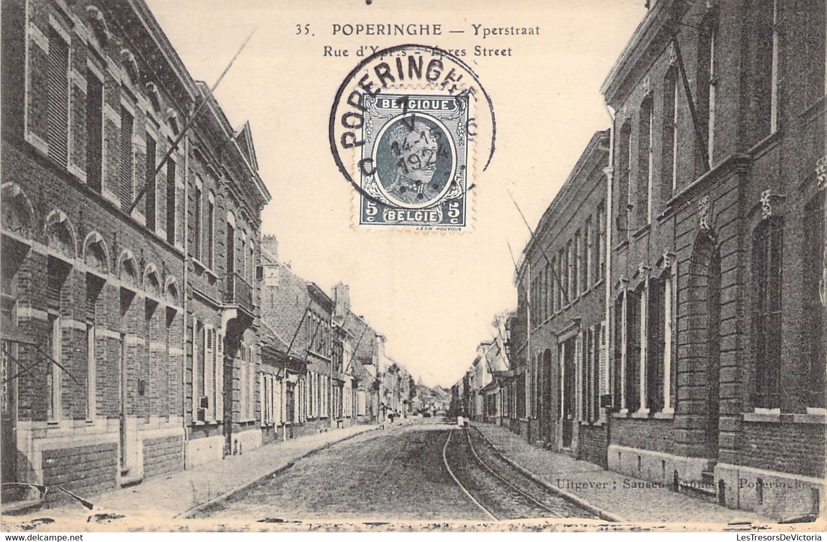 BELGIQUE - POPERINGHE - Yperstraat - Rue D'Ypres - Carte Postale Ancienne - Poperinge