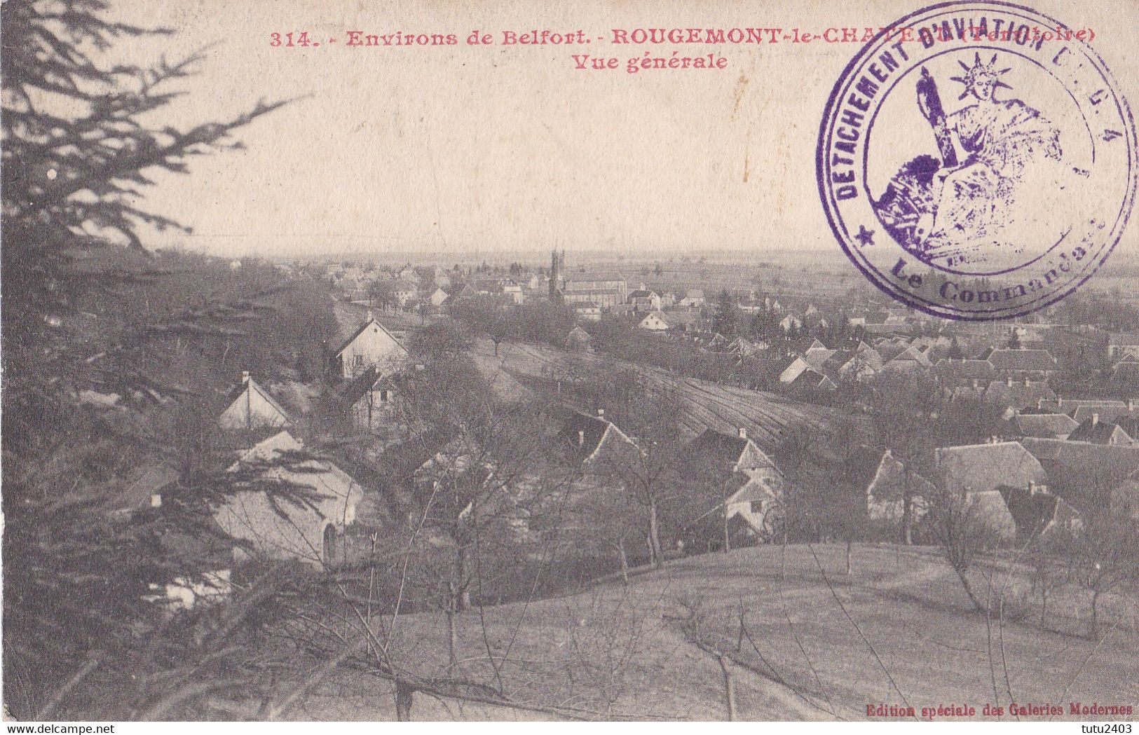 314 ROUGEMONT                         Vue Generale - Rougemont-le-Château