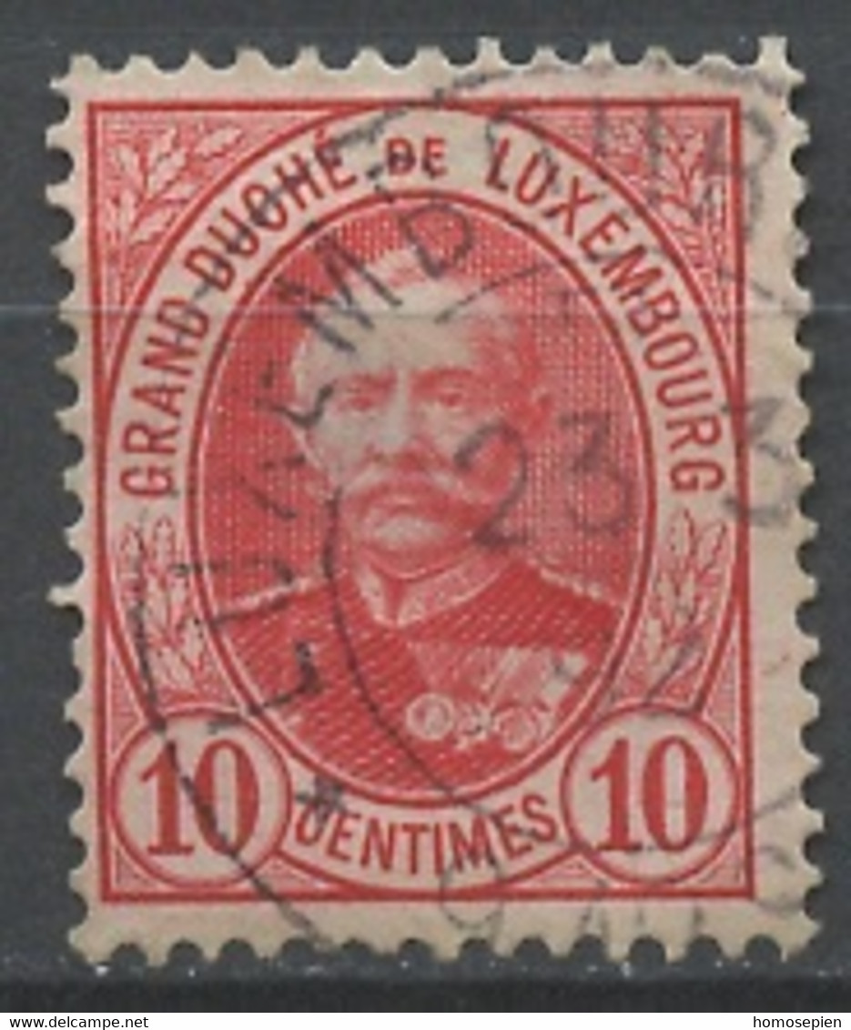 Luxembourg - Luxemburg 1891-93 Y&T N°59 - Michel N°57 (o) - 10c Adolphe 1er - 1891 Adolphe De Face