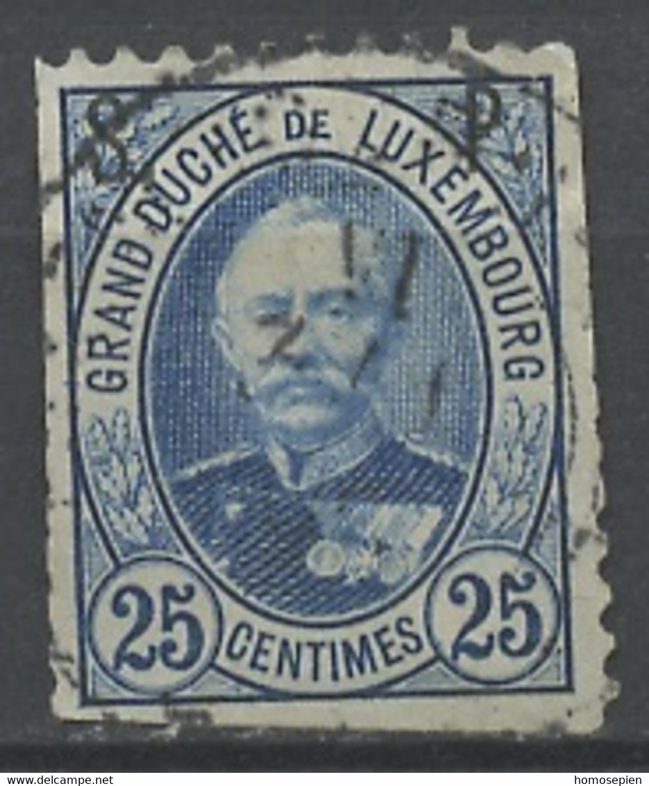 Luxembourg - Luxemburg 1891-93 Y&T N°62 - Michel N°60 (o) - 25c Adolphe 1er - 1891 Adolphe Front Side