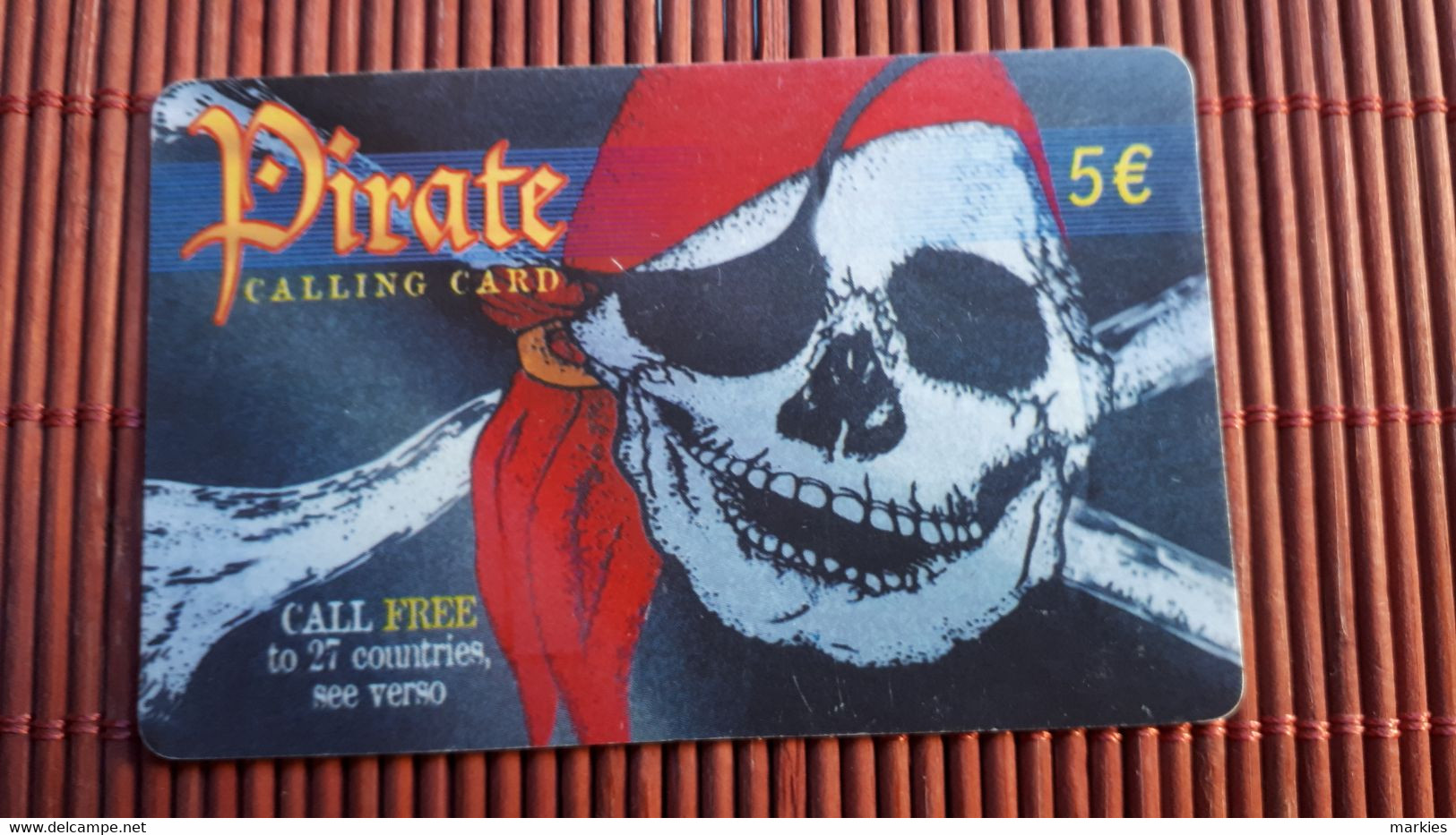 Pirate Callingcard Used Rare - Origine Inconnue