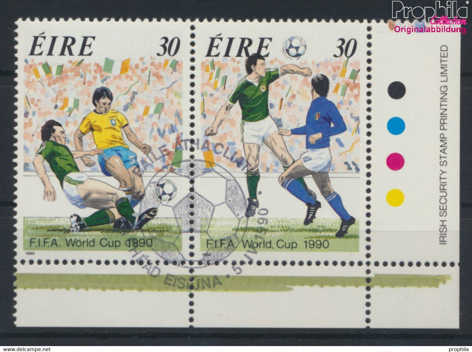 Irland 712-713 Paar (kompl.Ausg.) Gestempelt 1990 Fußball-Weltmeisterschaft (9947739 - Used Stamps