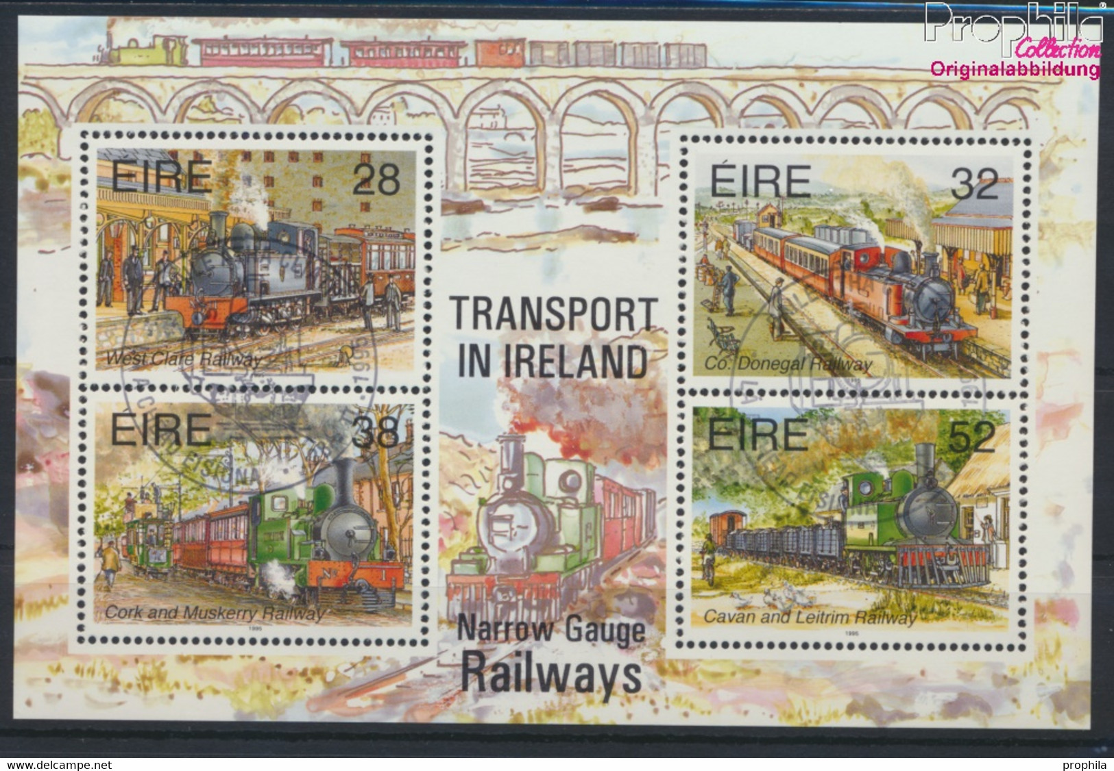 Irland Block15 (kompl.Ausg.) Gestempelt 1995 Schmalspurbahnen (9947701 - Used Stamps