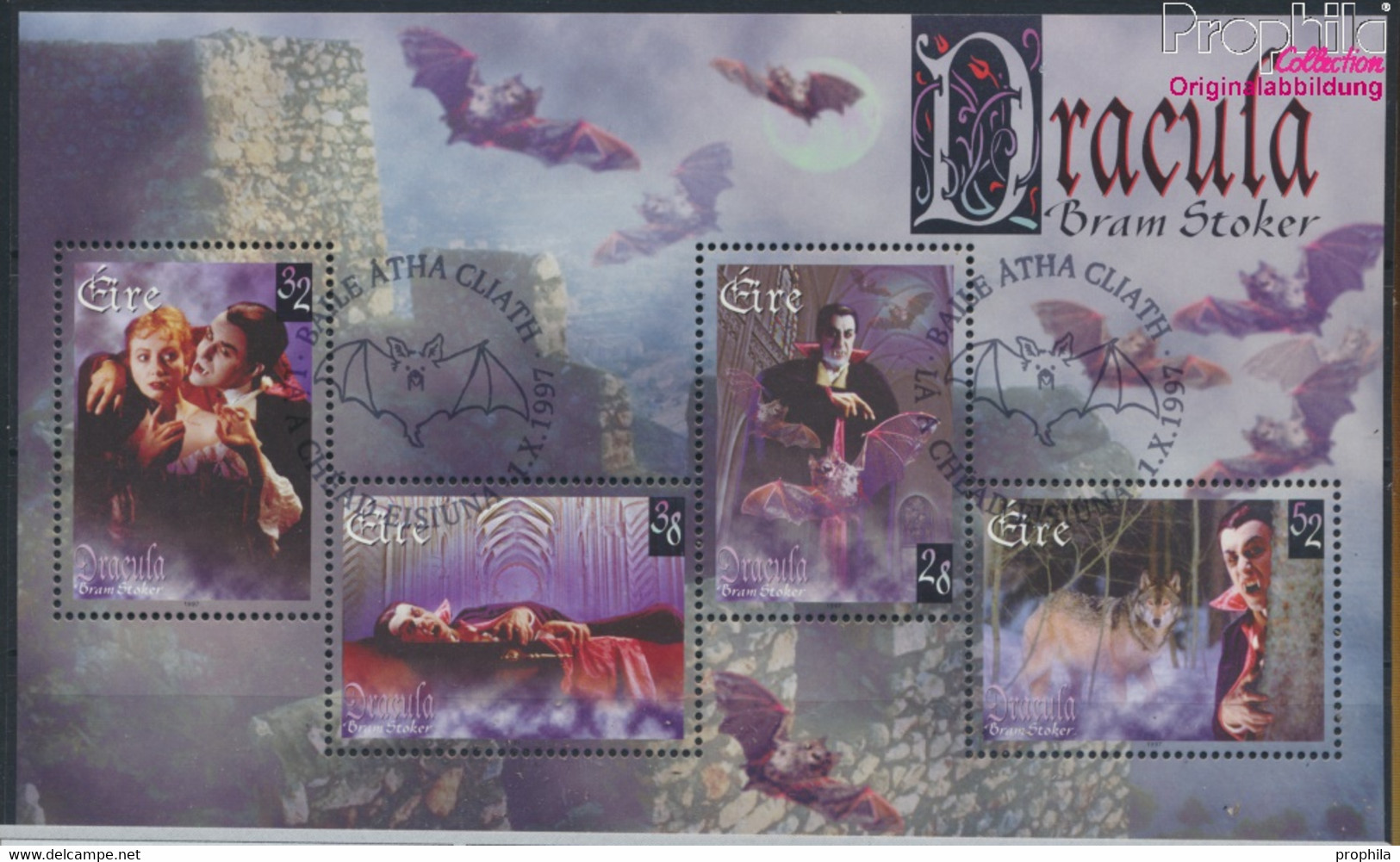 Irland Block25 (kompl.Ausg.) Gestempelt 1997 Romanfigur Graf Dracula (9947648 - Used Stamps