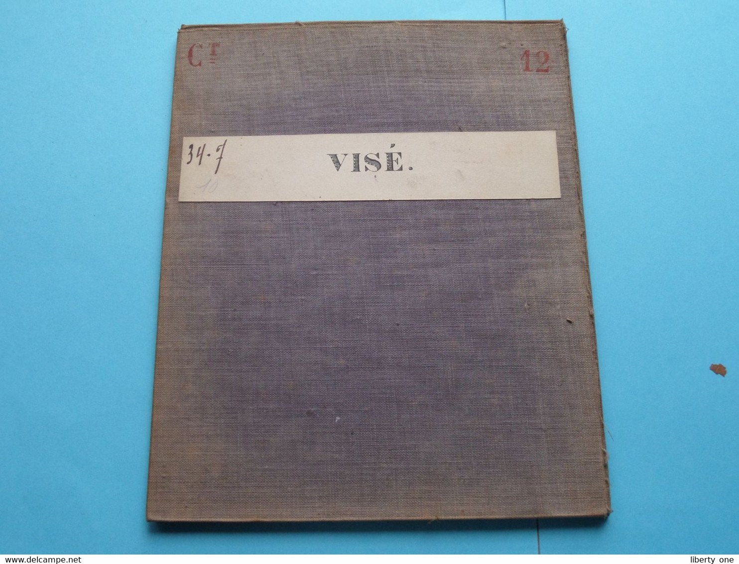 VISE (Visé) Feuille N° 34 Planchette N° 7 België ( Photo & Imp Brux.1880 > 1872 L&N Katoen / Cotton / Coton ) ! - Europe