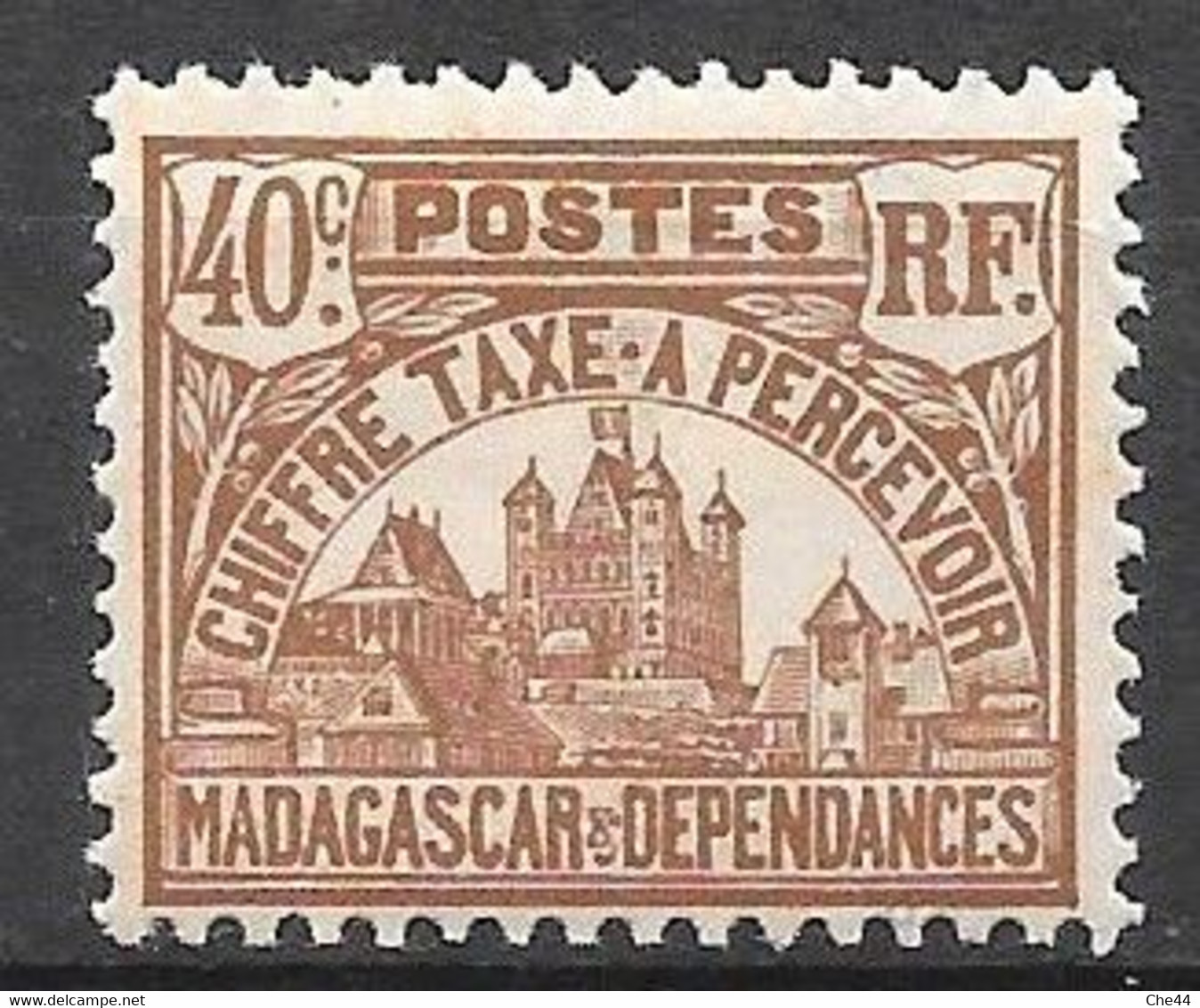 1908 - 24 : Timbre Taxe : N°13 Chez YT. (Voir Commentaires) - Timbres-taxe