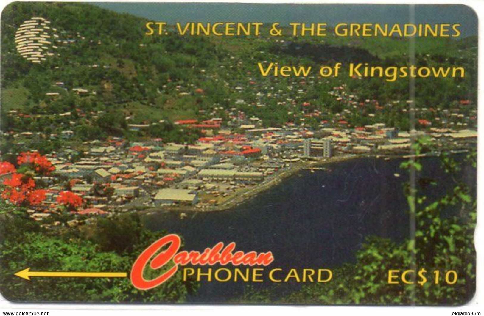 ST. VINCENT & THE GRENADINES - GPT - 52CSVB (Ø) - VIEW OF KINGSTOWN - St. Vincent & Die Grenadinen