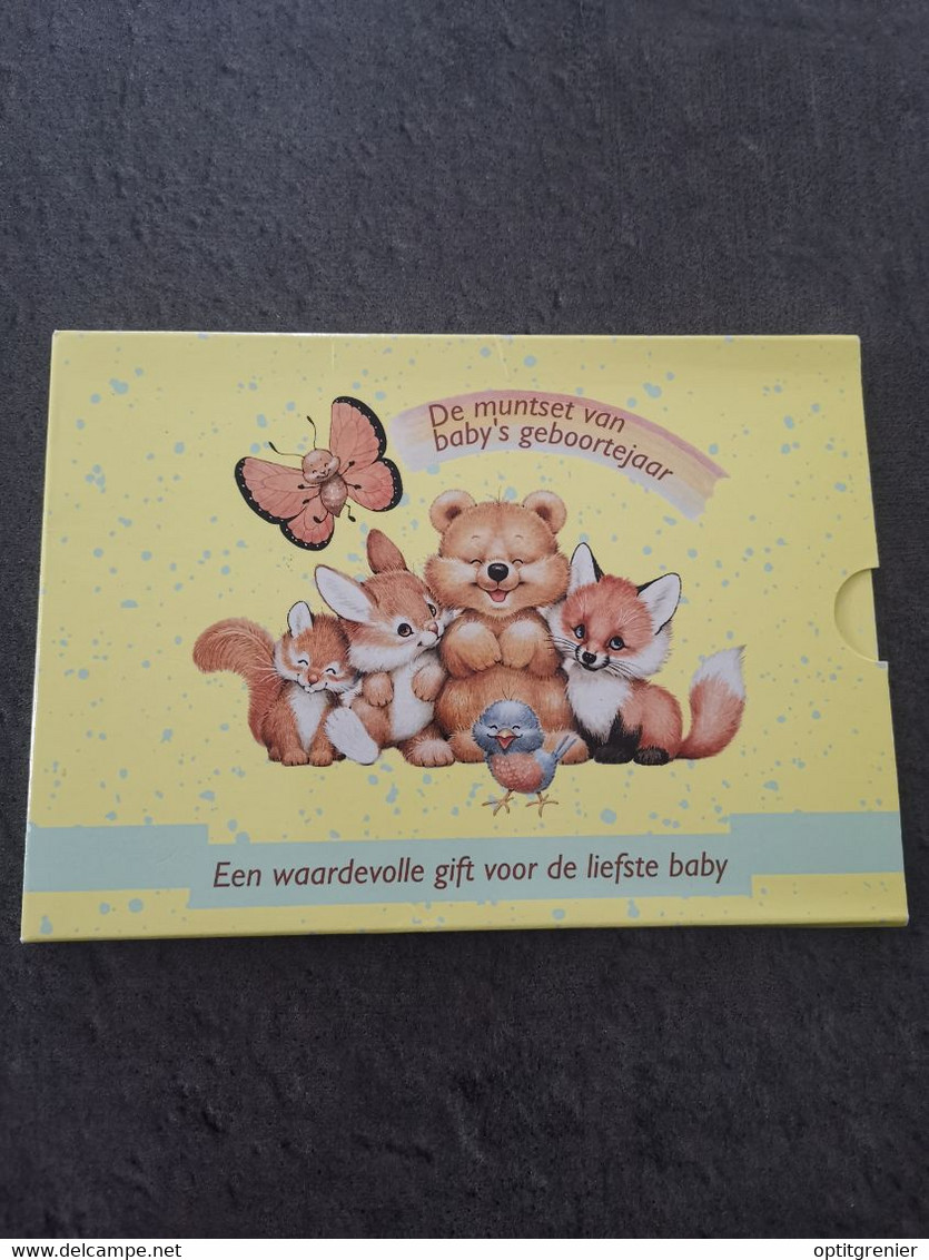 COFFRET PAYS BAS 1996 NAISSANCE BEBE / NEDERLAND BABY MINTSET SET GULDEN & CENTS - Nieuwe Sets & Testkits