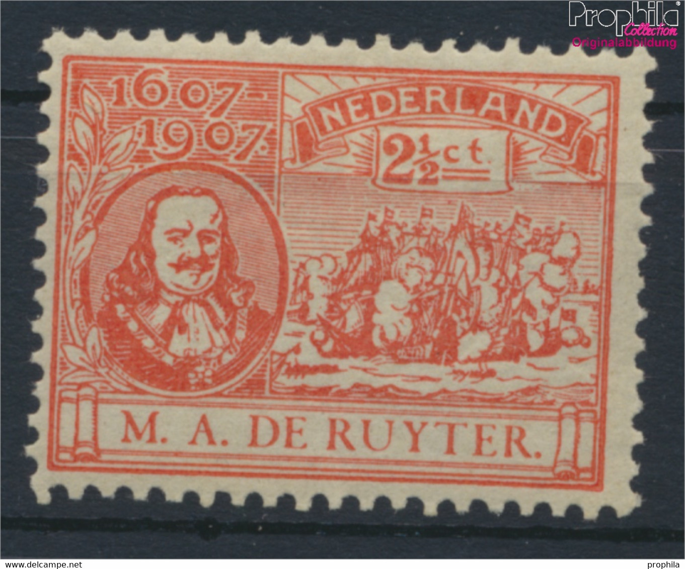 Niederlande 74 Mit Falz 1907 Ruyter (9948050 - Unused Stamps