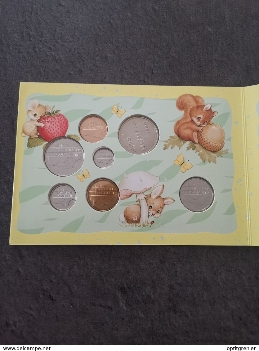 COFFRET PAYS BAS 2000 NAISSANCE BEBE / NEDERLAND BABY MINTSET SET GULDEN & CENTS